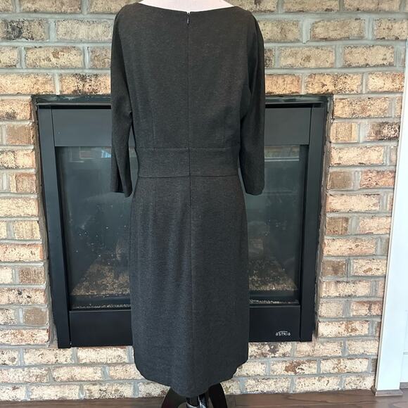 Trina Turk Classic Charcoal Sarafina Ponte Shift Dress Size 10 - Picture 6 of 13